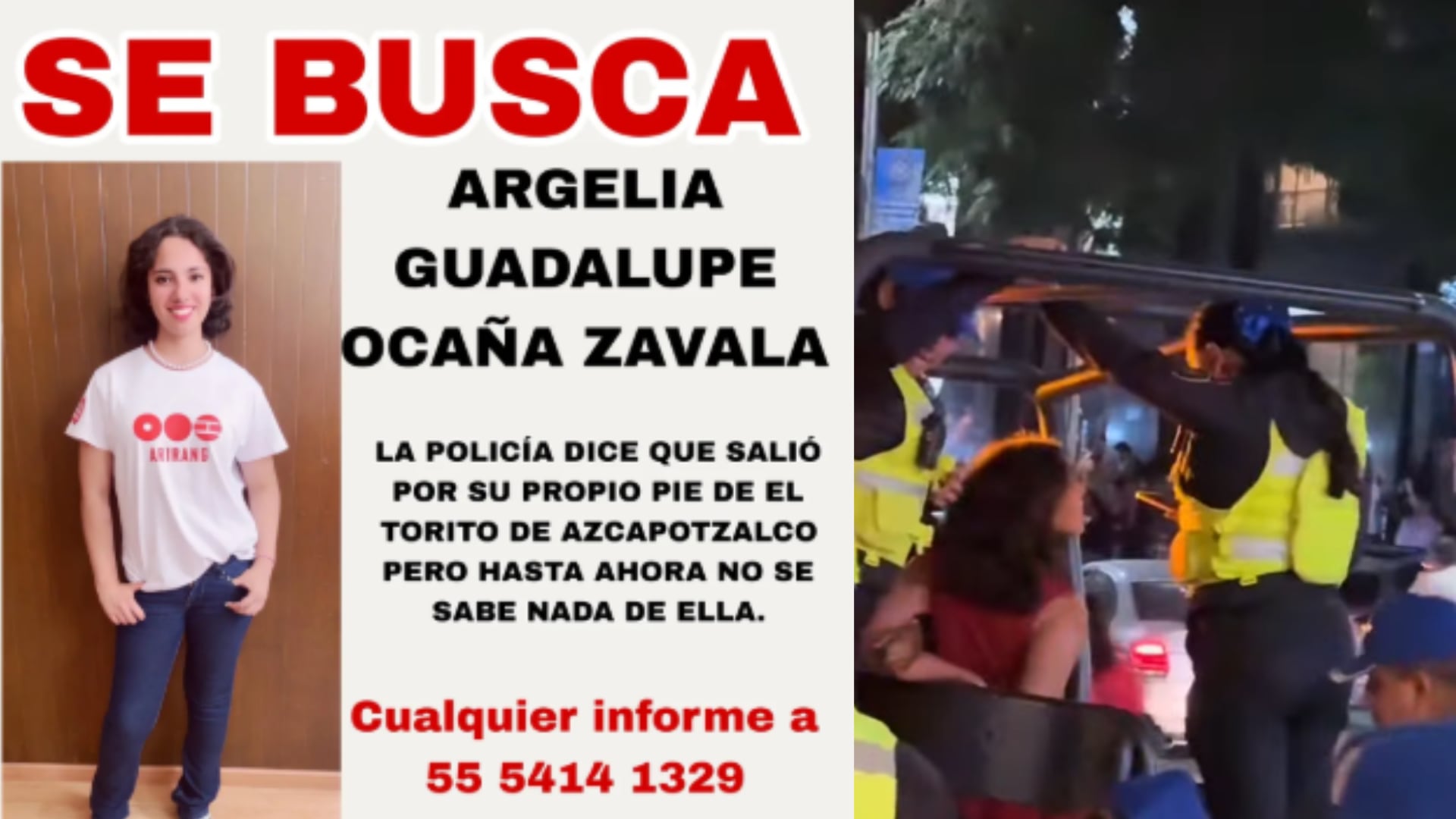 Colectivos reportan desaparición de alumna de la UNAM tras ser detenida por policías en la CDMX