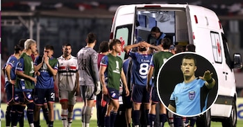 El partido tuvo que ser suspendido en dos ocasiones distintas - crédito REUTERS