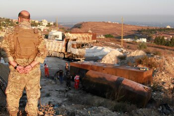 Un soldado del ejército libanés