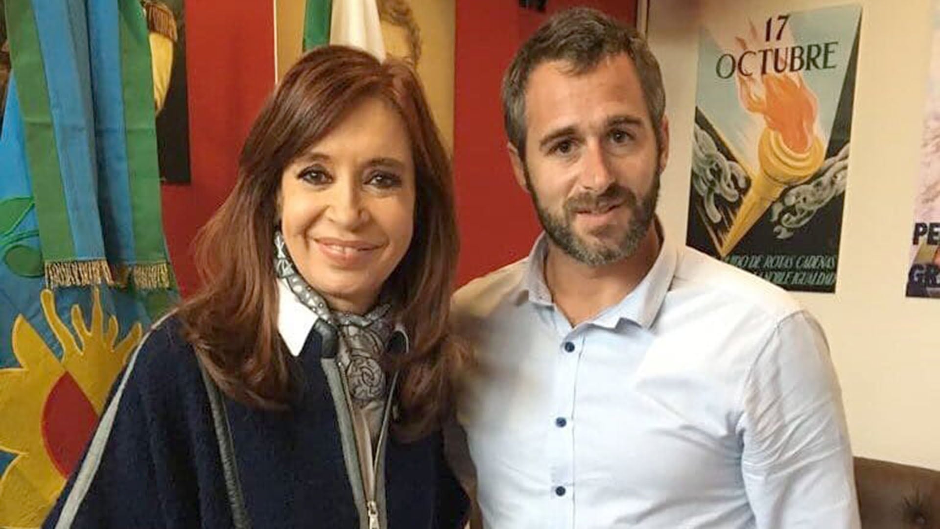 Federico Achával junto a Cristina Kirchner (@federicoachaval)