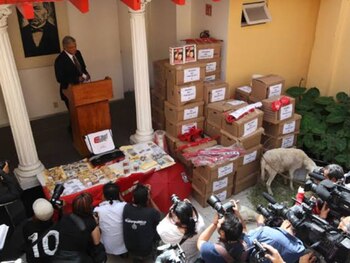 AMLO presentó animales de granja