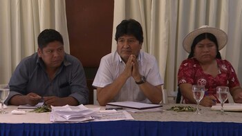 AMPLIACIÓN: El exmandatario de Bolivia,