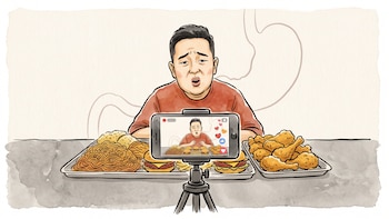 Mukbang y los límites del estómago ante el consumo extremo de comida