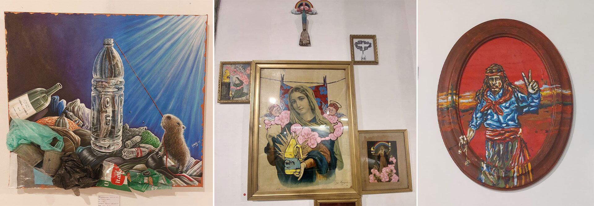 El carpincho, la virgen y el gauchito podrían haber conformado núcleos en si mismos