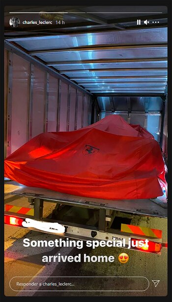 Así llegó el regalo de