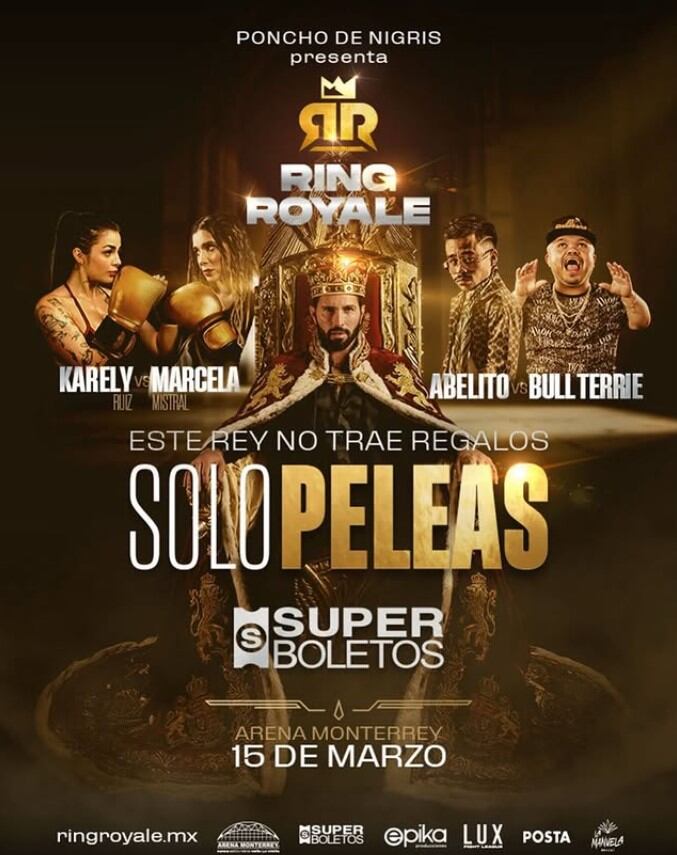 Poncho de Nigris impulsa Ring Royale, que busca superar producciones internacionales como La Velada del Año y Supernova Strikers (IG)