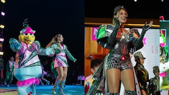Karina Rivera resalta la gran amistad que tiene con Ricardo Bonilla, quien encarna a Timoteo. Señaló que prefiere no intervenir en las diferentes que tiene el artista con María Pía Copello.