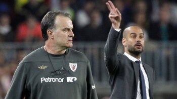 Marcelo Bielsa y Pep Guardiola
