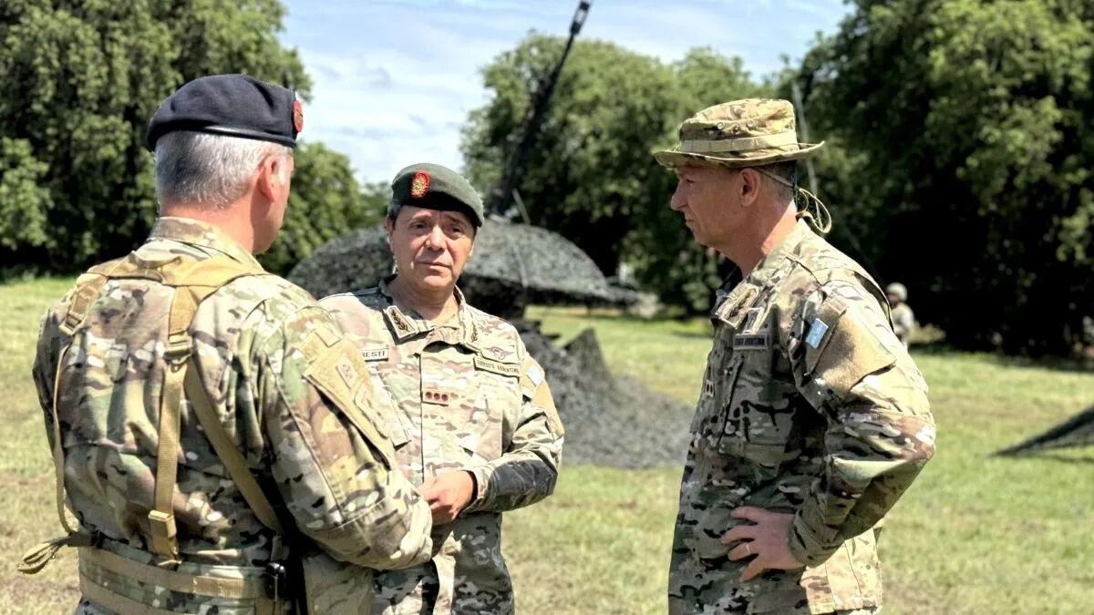 Oscar Zarich junto a Carlos Alberto Presti