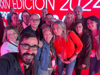 01/12/2024 Milagros Tolón en una foto de grupo durante el 41 Congreso del PSOE celebrado en Sevilla.
POLITICA
PSOE