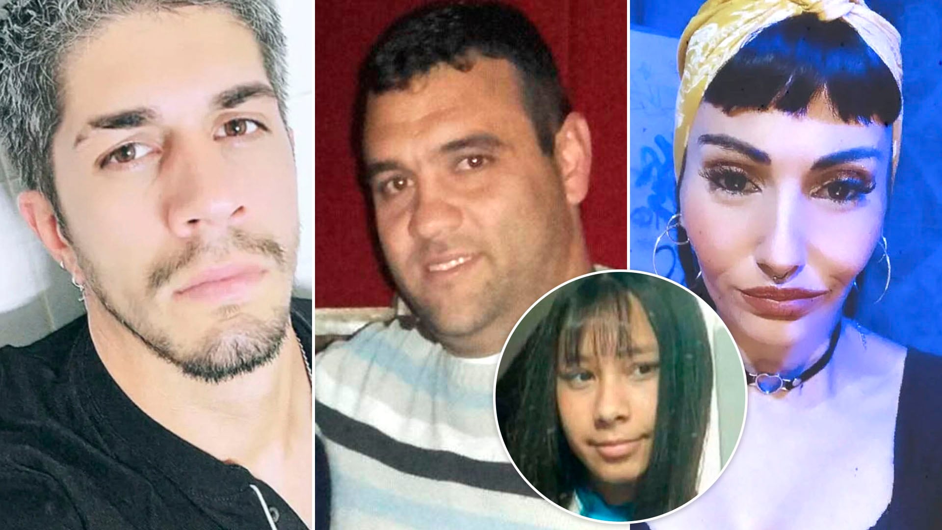 Claudio Barrelier, Osvaldo Fassetta y Soledad Andreani, los acusados del crimen de Agostina Vega