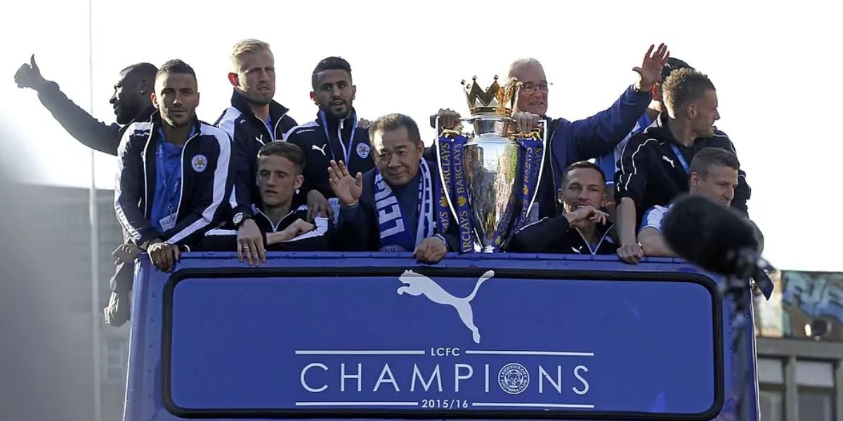 Leicester City se coronó campeón de la Premier League, siendo apenas el sexto club en lograrlo desde 1992 (REUTERS)