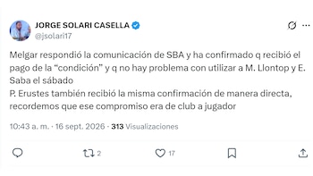 Melgar confirmó la habilitación de los futbolistas para el duelo en Arequipa.