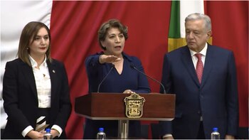 Delfina Gómez rindió protesta como