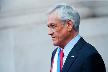 En la imagen, el presidente