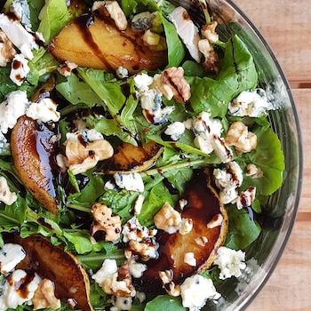 La ensalada de pera y