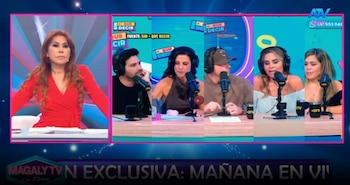 Magaly Medina de Ethel Pozo: “Ele está livre agora, não há desculpa para ele não voltar”. Captuyra: Magaly TV La Firme.