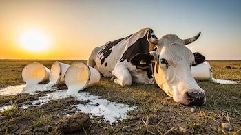 Factores climáticos adversos empiezan a golpear con fuerza al sector lácteo en Panamá