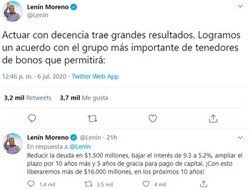 lenin moreno tuits