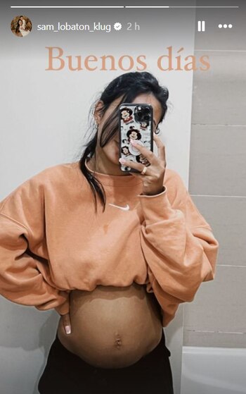 Samahara Lobatón muestra su pancita