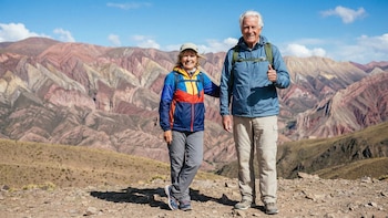 La pareja viajó al Norte