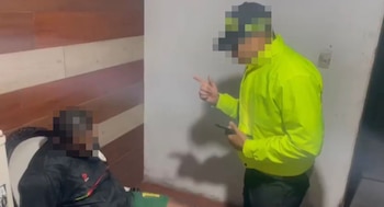 Jafre José Hernández Julio, identificado como alias Jafre y señalado como partícipe en el asesinato de Gabriel Acosta, hincha del Junior de Barranquilla - crédito Policía de Cartagena