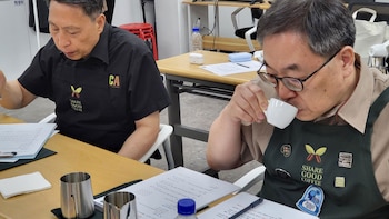 Guatemala impulsa café guatemalteco en corea del Sur en evento de baristas