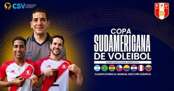 Perú participará en la Copa Sudamericana de vóley masculino 2026.