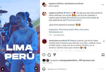 Olga Tañón invitó a Daniela