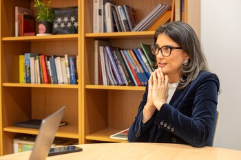 Manuela Bergerot, en un momento