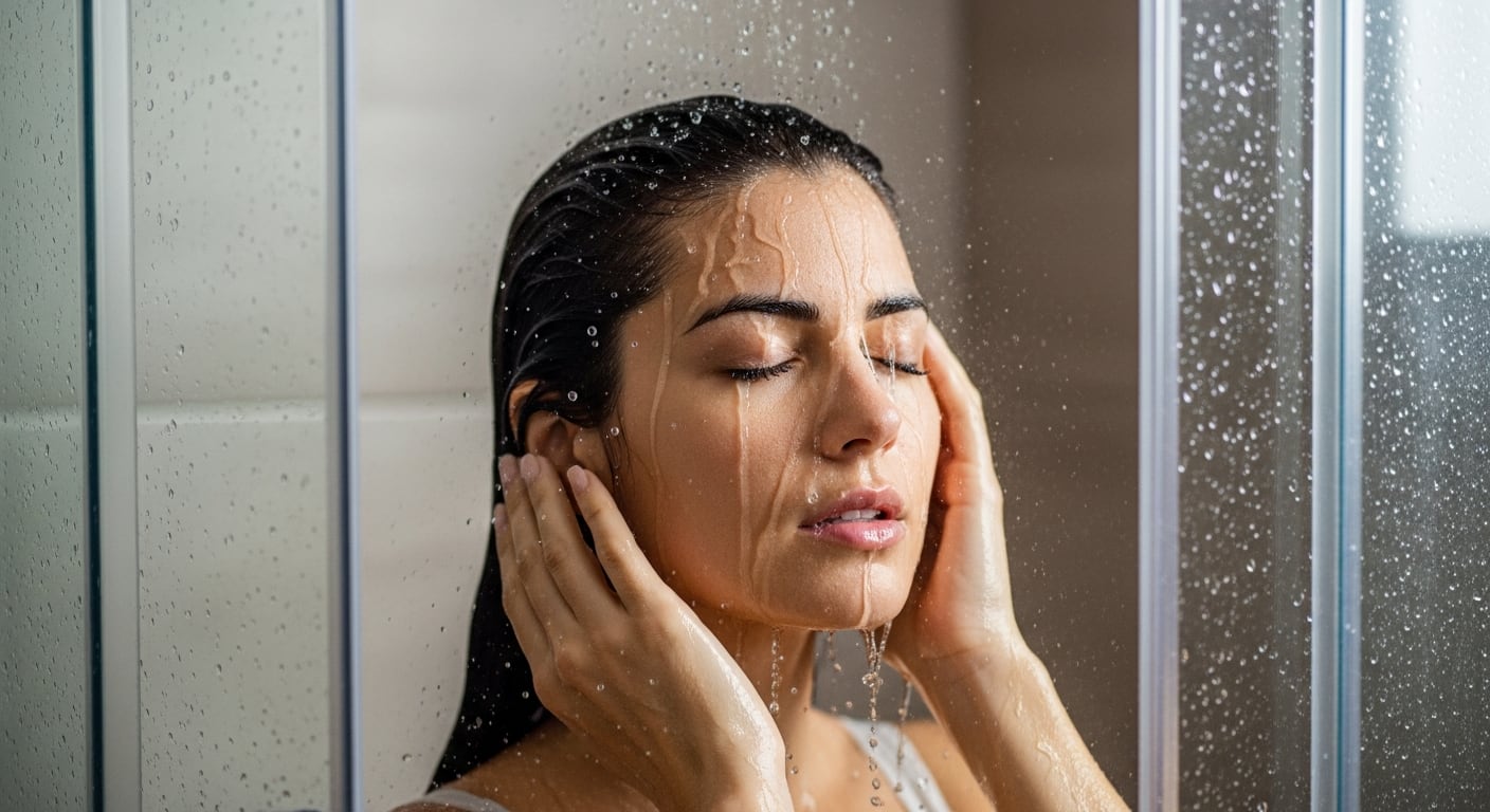 El uso de agua tibia ayuda a limpiar sin alterar en exceso la barrera del cuero cabelludo. (Imagen Ilustrativa Infobae)