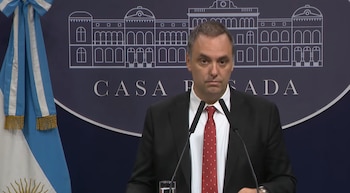 Manuel Adorni - Conferencia de prensa