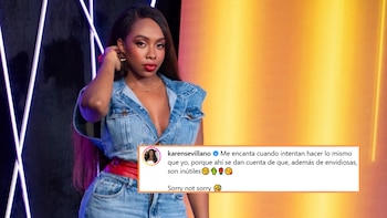 Karen Sevillano habría enviado fuerte