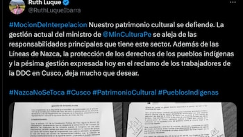 Pronunciamiento de Ruth Luque