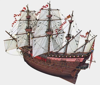 Los galeones eran embarcaciones a