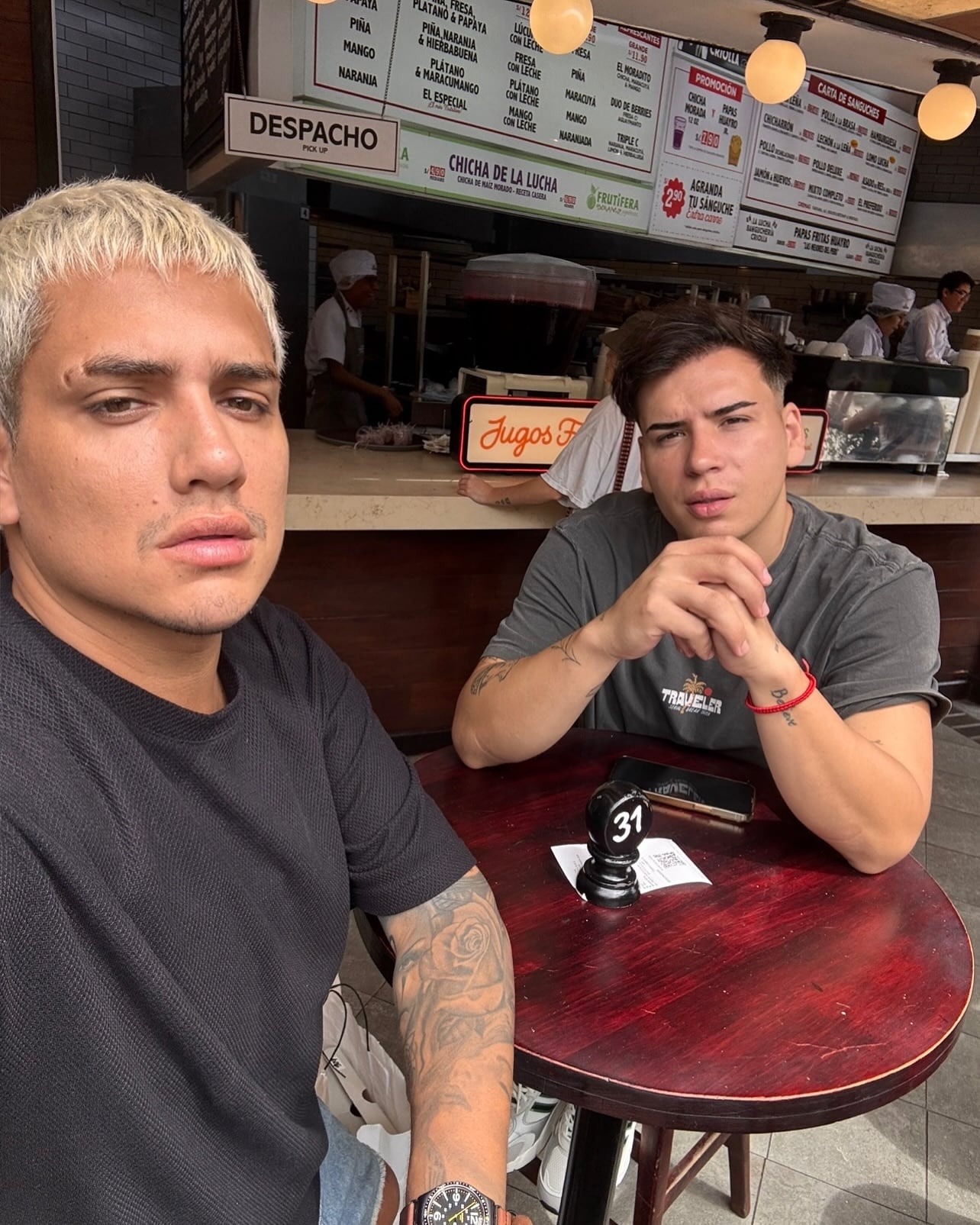 La pareja decidió dar el