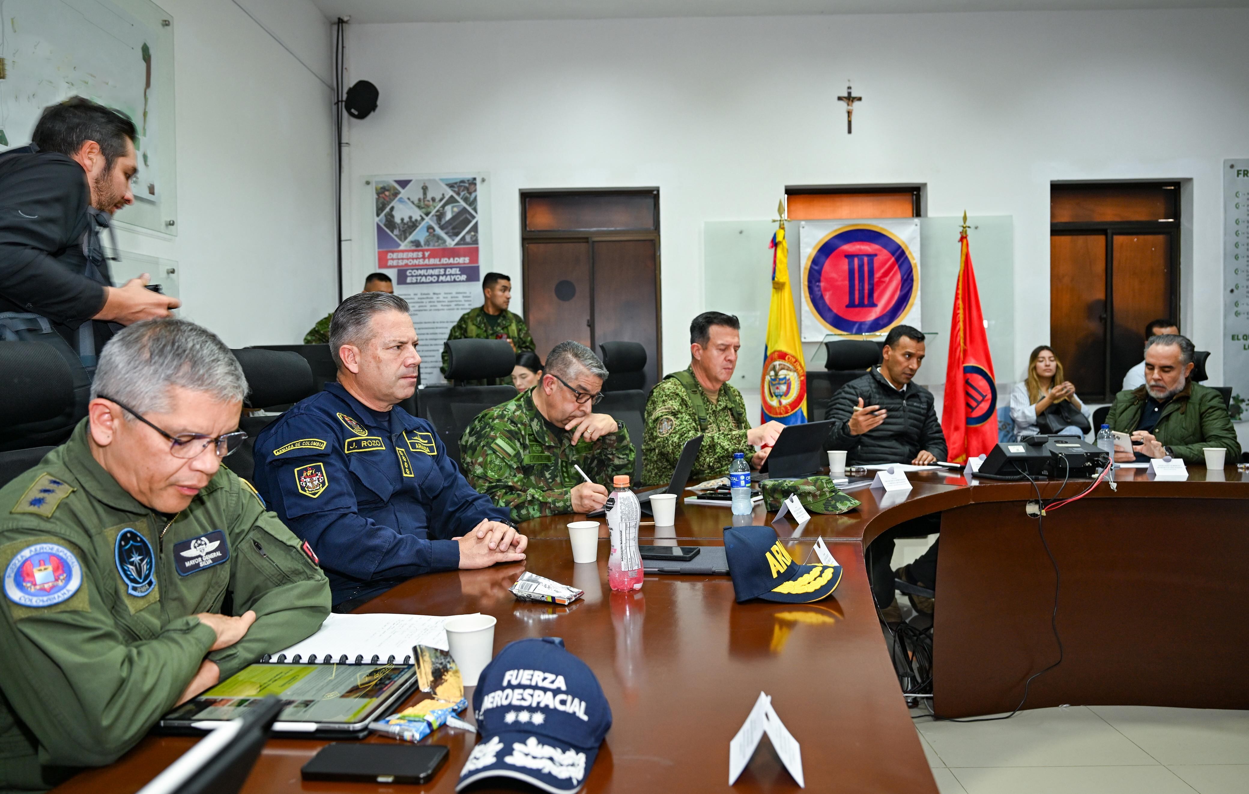 Los ministros de Defensa y el Interior encabezan las acciones en el Cauca - crédito Ministerio de Defensa
