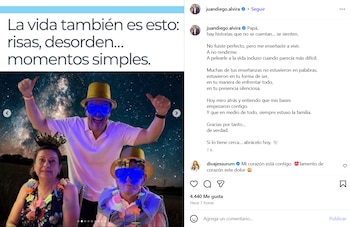 La noticia se conoció el 5 de abril, cuando el comunicador compartió una publicación personal. - crédito @juandiego.alvira/Instagram