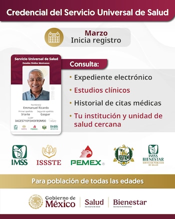 El registro para la nueva