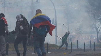 Indígenas se enfrentaron con la