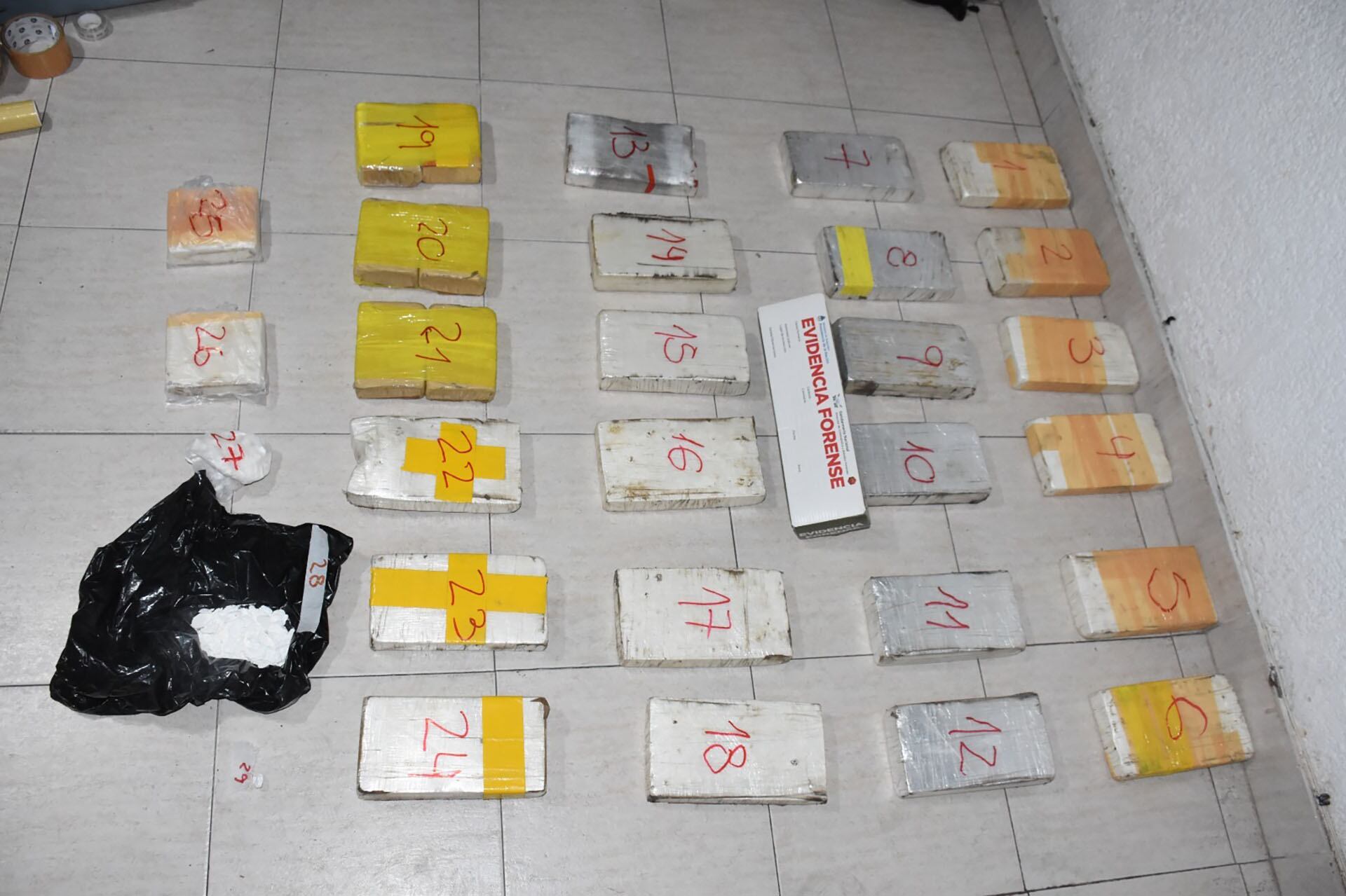 La cocaína encontrada en Congreso