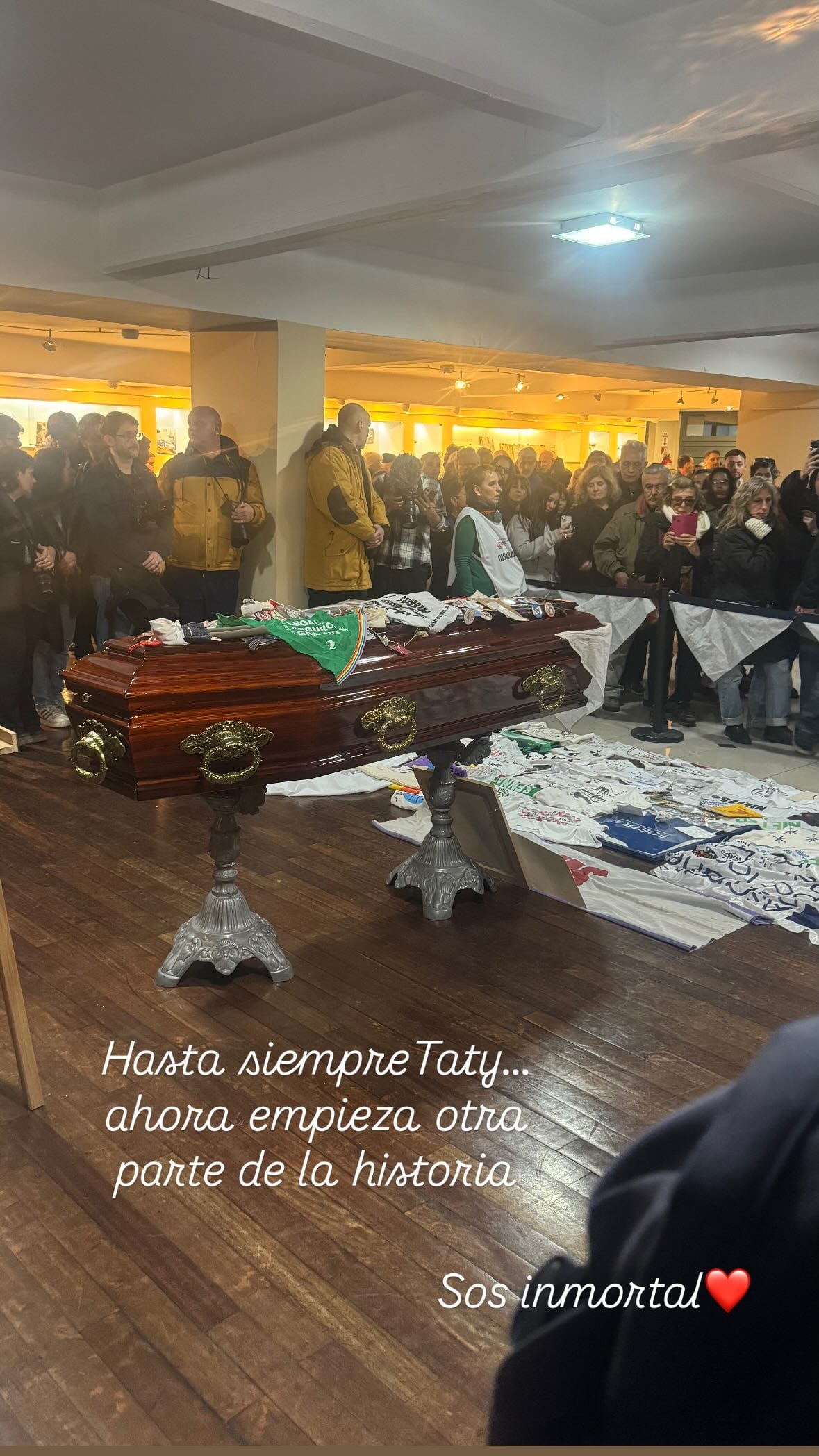 Nancy Dupláa compartió en Instagram un mensaje de despedida a Taty Almeida y escribió: “Hasta siempre Taty… ahora empieza otra parte de la historia. Sos inmortal”
