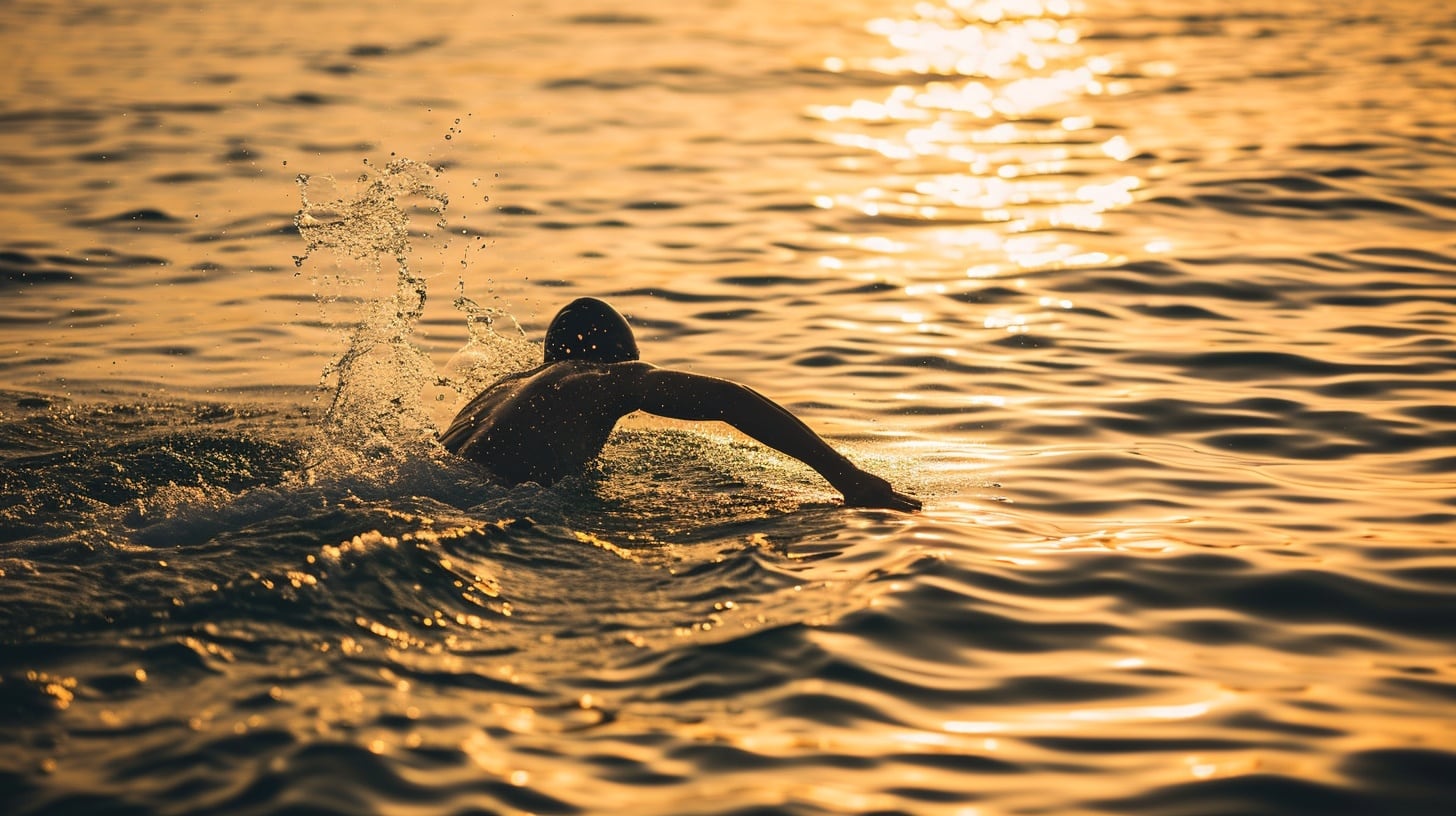 El rango de brazadas se determina según la estatura del nadador, siendo clave para una técnica personalizada y eficiente (Imagen Ilustrativa Infobae)