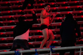 Un hincha de la U