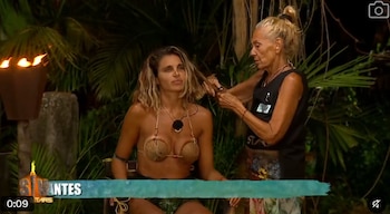 Ivanna Icardi ha dejao atrás el tinte rubio 'Supervivientes All Stars'. (Mediaset)
