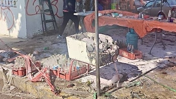 Explosión en puesto de birria