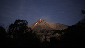 La última erupción fuerte del
