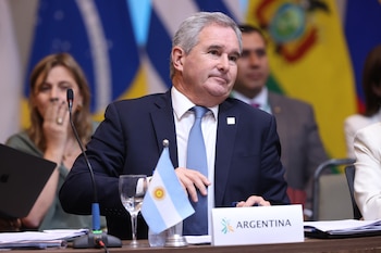 El canciller argentino Pablo Quirno (EFE/ Juan Pablo Pino)