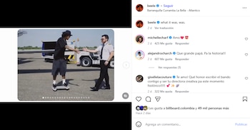 Beéle estuvo en Barranquilla por