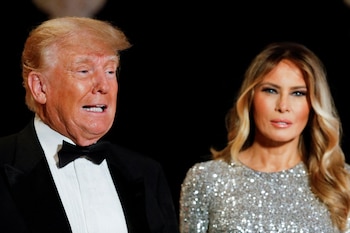 Donald y Melania Trump (Reuters)